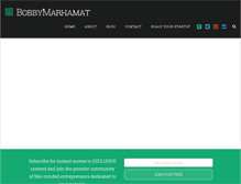 Tablet Screenshot of bobbymarhamat.com